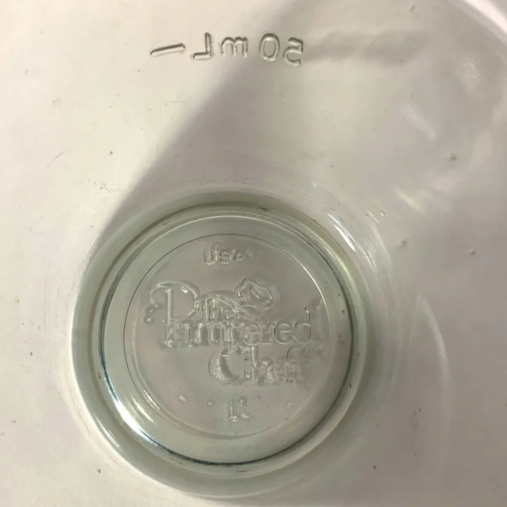 Pampered Chef measuring cup prep bowl tempered glass